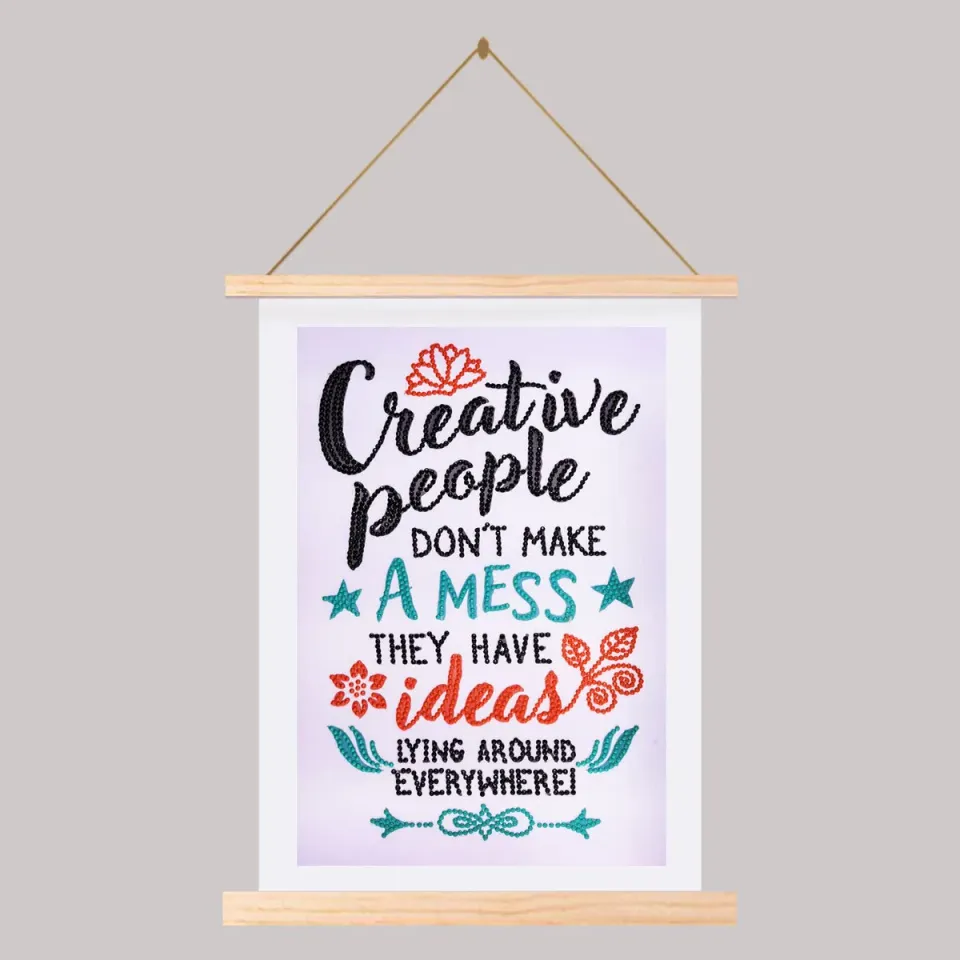 Craft Buddy Crystal Art Creative Magic mini rol 20x30cm spreuk
