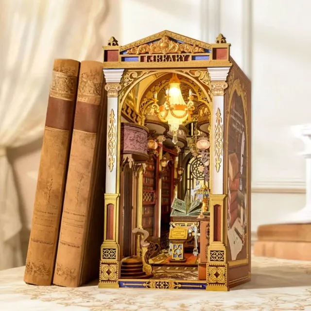 Figured'Art Kasteelbibliotheek book nook kit 258 stuks met led