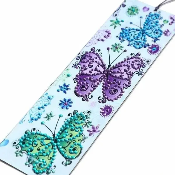 Figured'Art Vlinders diamond painting boekenleggers 21x6 cm