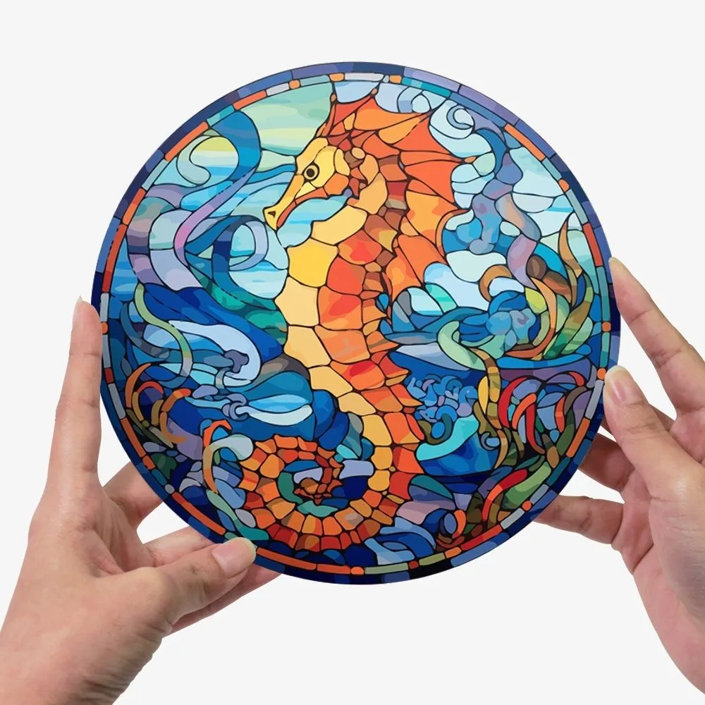 Figured'Art Oceaanwezens placemats schilderen op nummer 20cm 4 stuks