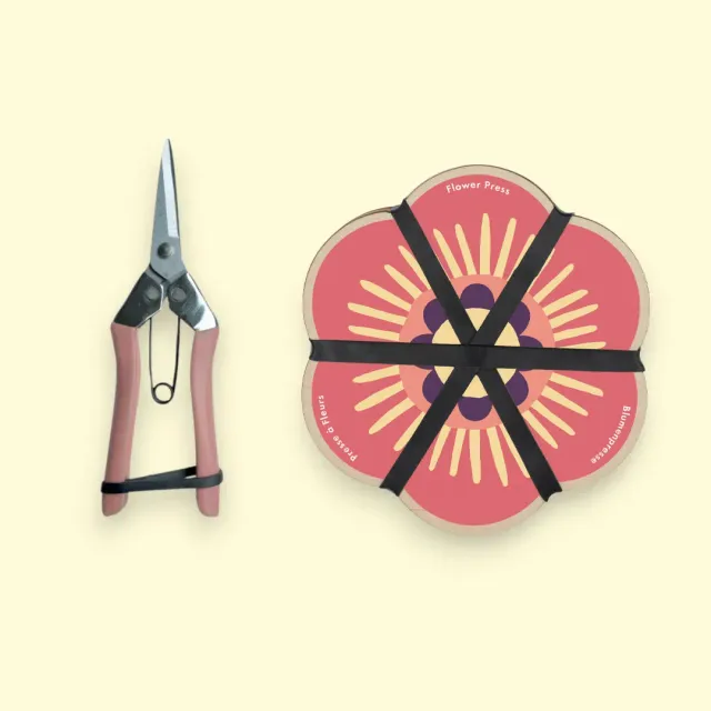Studio Wald Botanical Gift Set 03 bloemenpers met snips