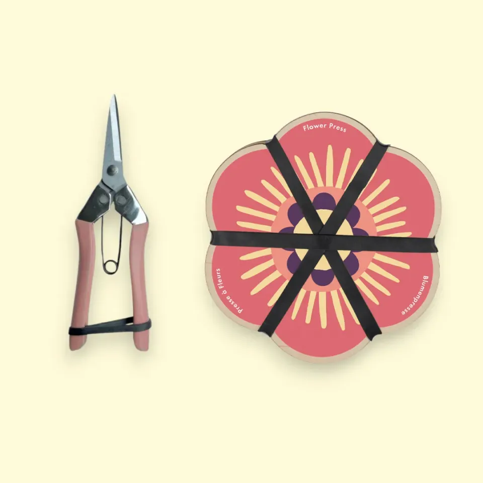 Studio Wald Botanical Gift Set 03 bloemenpers met snips