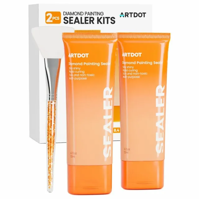 ARTDOT Diamond Art Lijm Sealer 240 ml 2x120 ml Glanzend
