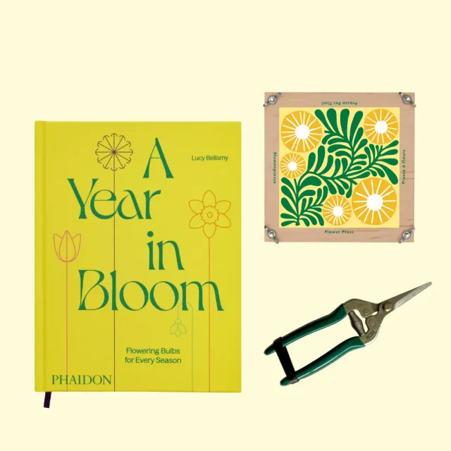 Studio Wald Botanical Gift Set 06 bloemenpers boek set