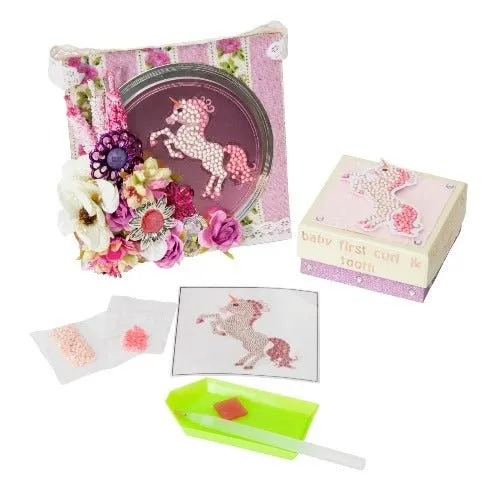 Craft Buddy Crystal Art Unicorn sticker motif eenhoorn