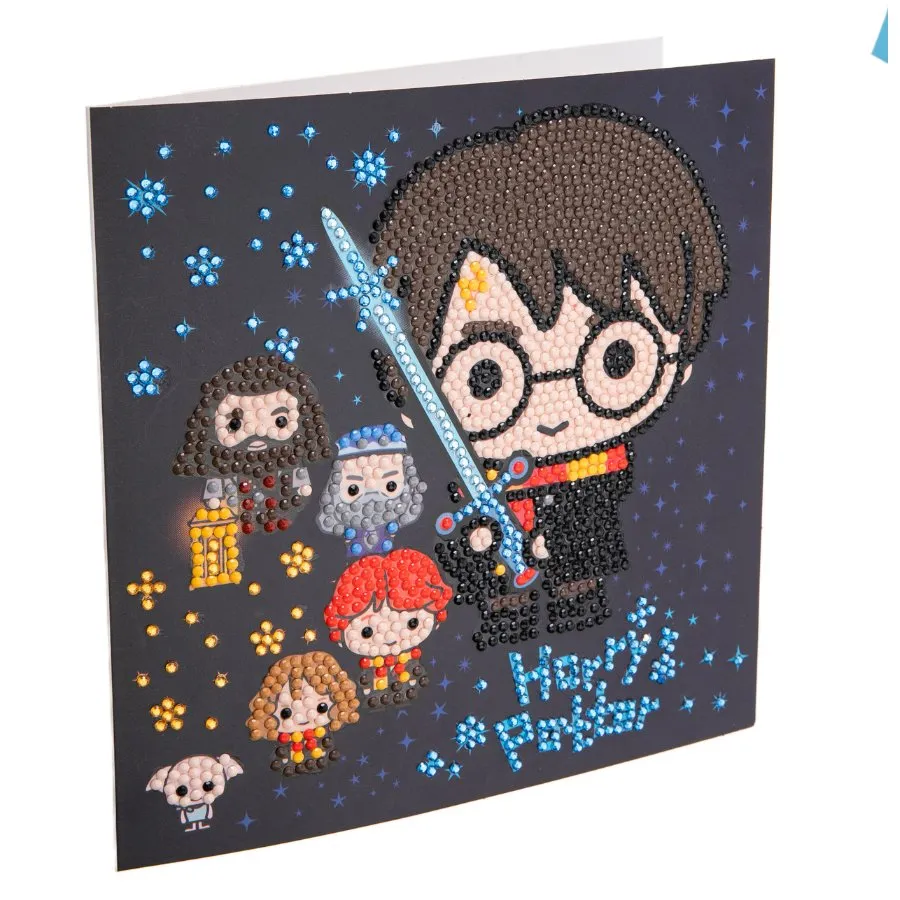 Craft Buddy Crystal Art Harry Potter Family wenskaart 18 cm