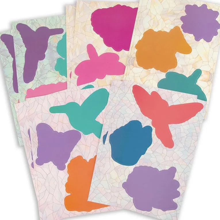 Craft Buddy Stained Glass kaartenpakket 30 kaarten
