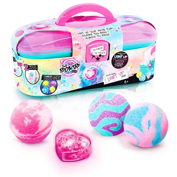 Canal Toys So Bomb DIY Bath Bomb Light Up Case knutselset met licht
