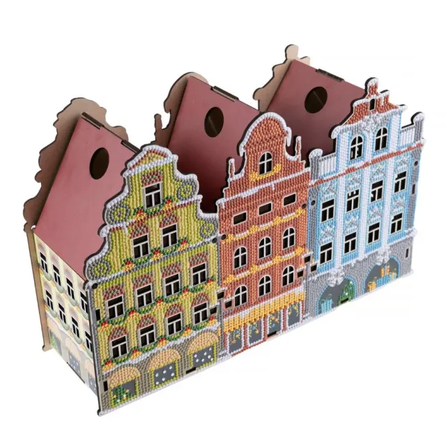 Craft Buddy Crystal Art Festive snoephouder knutselset 23x35cm