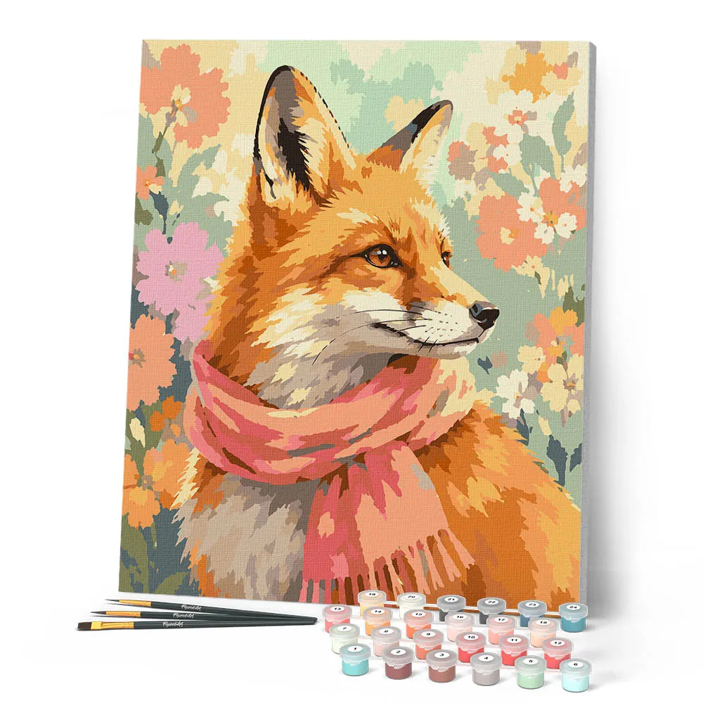 Figured'Art Vos Tussen Bloesems schilderen op nummer 40x50 lente