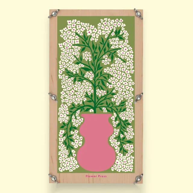 Studio Wald Forget Me Not bloemenpers groot 28 cm seconds