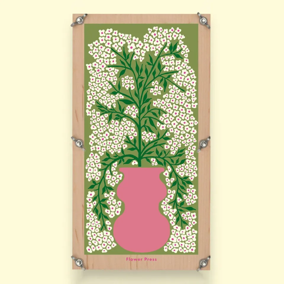Studio Wald Forget Me Not bloemenpers groot 28 cm seconds
