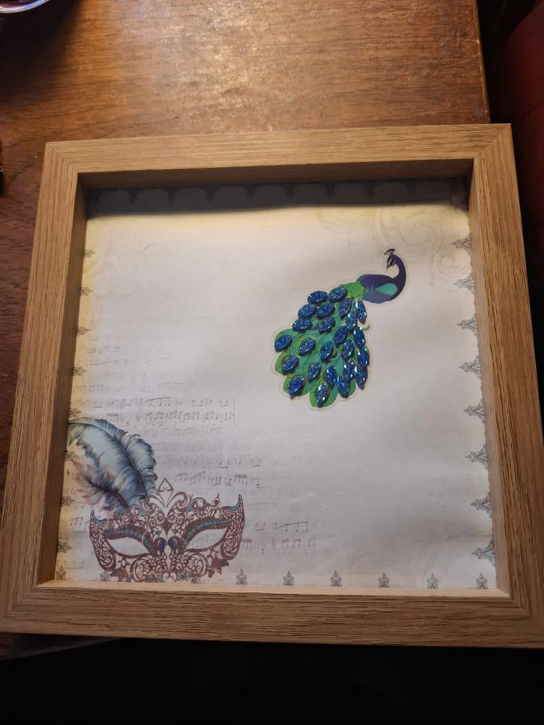 Craft Buddy Crystal Art Pauw motiefsticker 8-10 cm