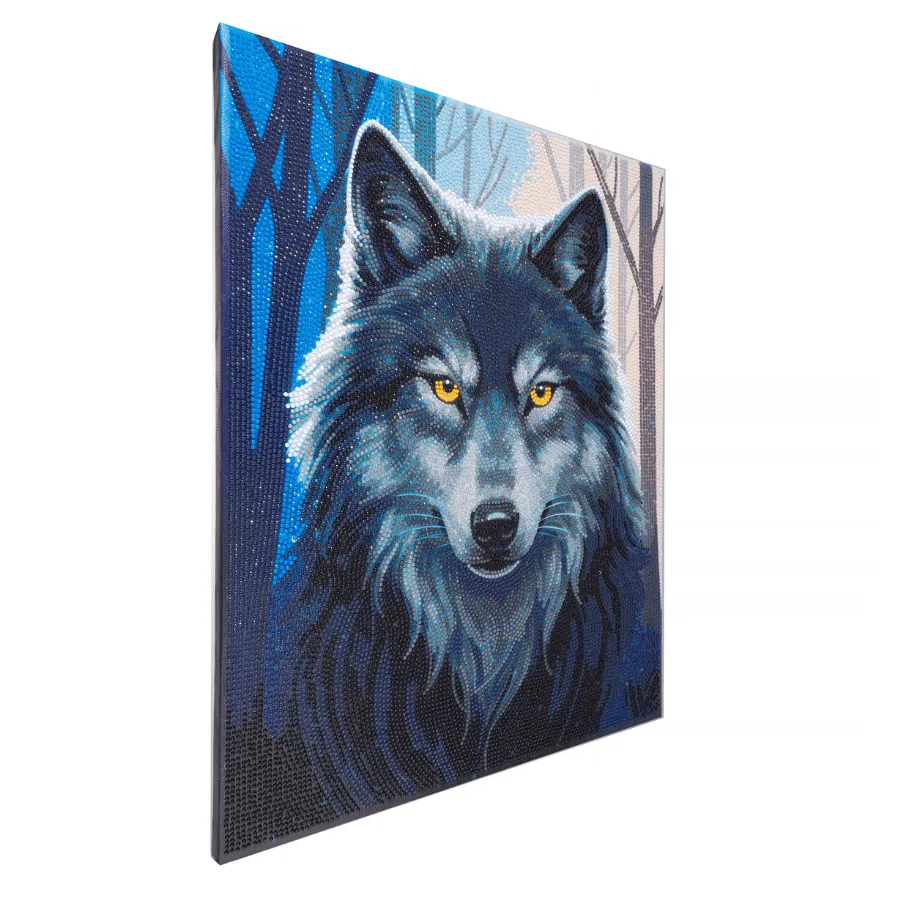Craft Buddy Crystal Art Twilight Alpha canvas 40x50cm wolf