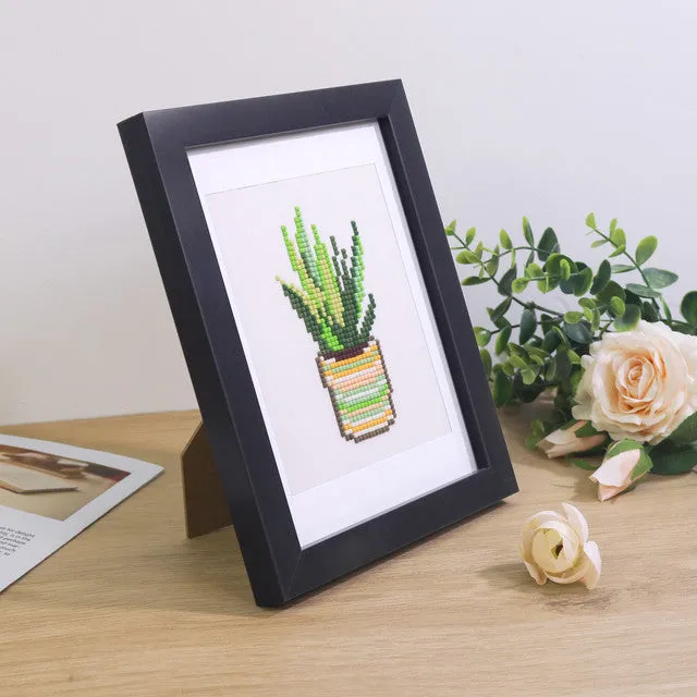 Figured'Art Mini Diamond Painting lijst Hout 17x22 rechthoek