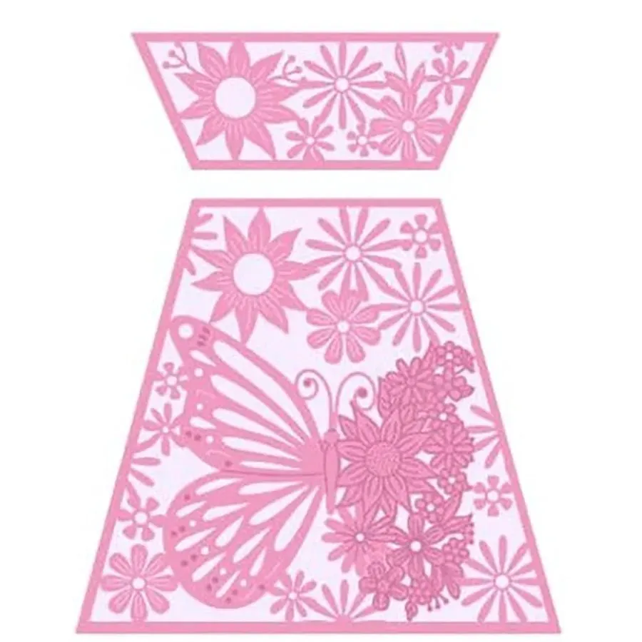 Craft Buddy Forever Flowerz Butterfly Blooms snijmallen paneel