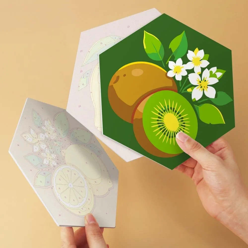 Figured'Art Mini Serie Sappige collectie schilderen op nummer 6 stuks