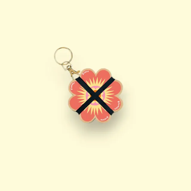 Studio Wald O&P 3 sleutelhanger mini bloemenpers