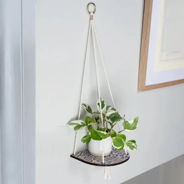Studio Wald Small Plant Shelf plantenplank kobaltblauw