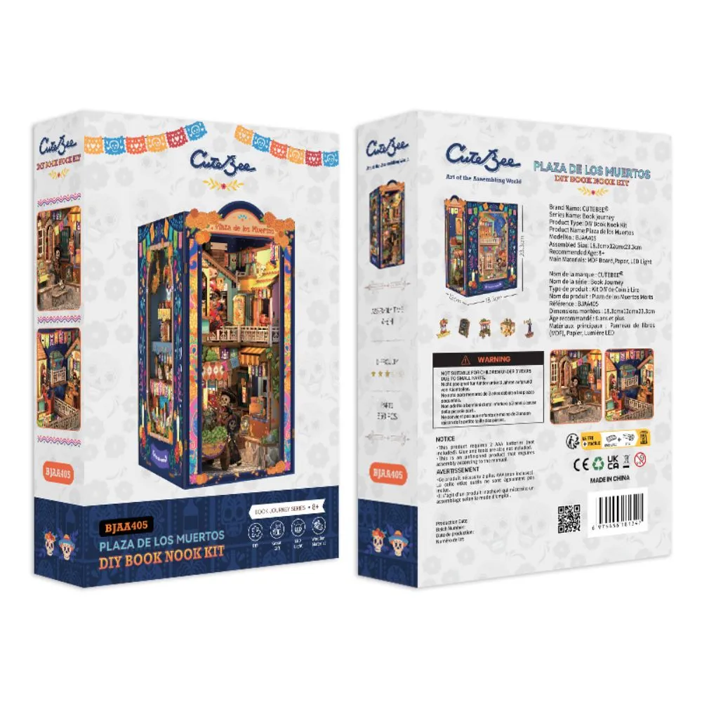 Figured'Art Plein van de Doden book nook kit halloween 350 delen