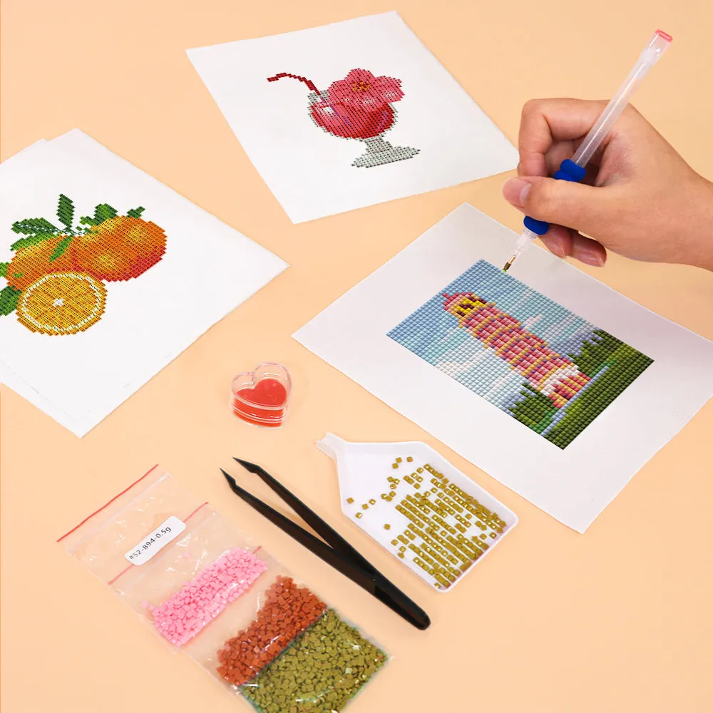 Figured'Art Natuur en Architectuur mini diamond painting 15x20 2st