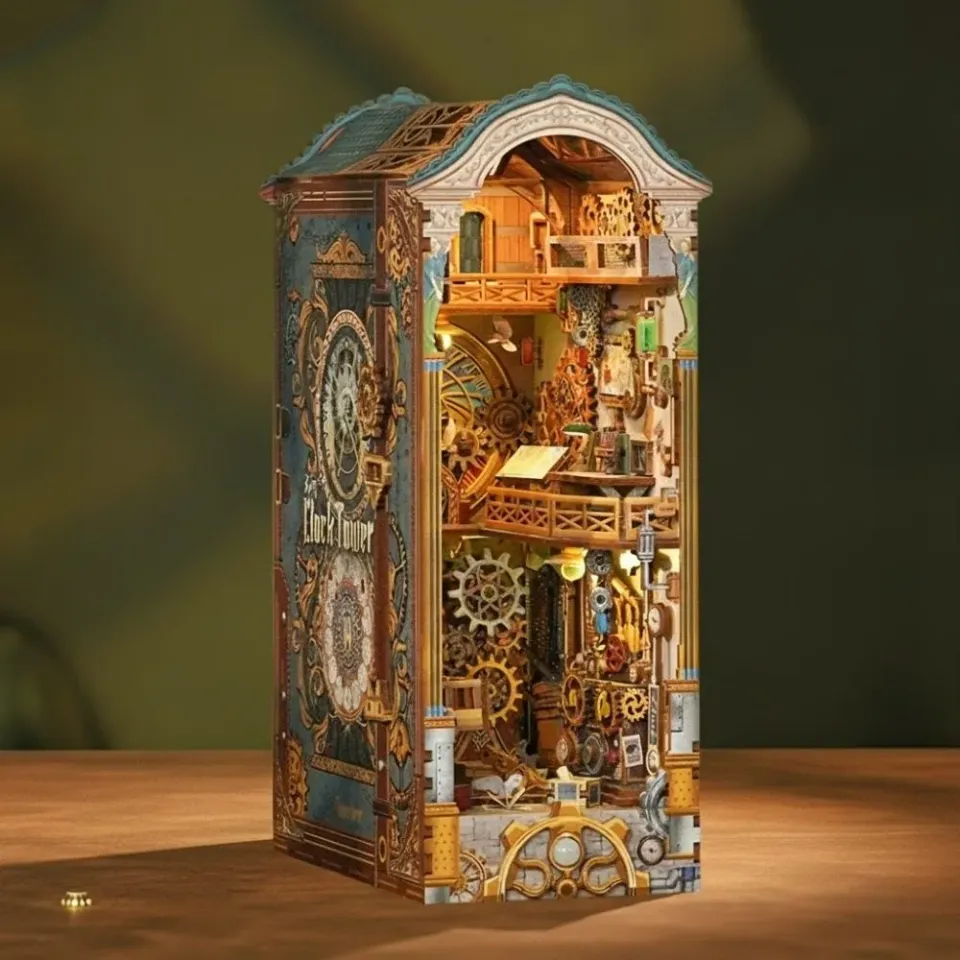 Figured'Art Klokkentoren Book Nook Bouwpakket 430 delig