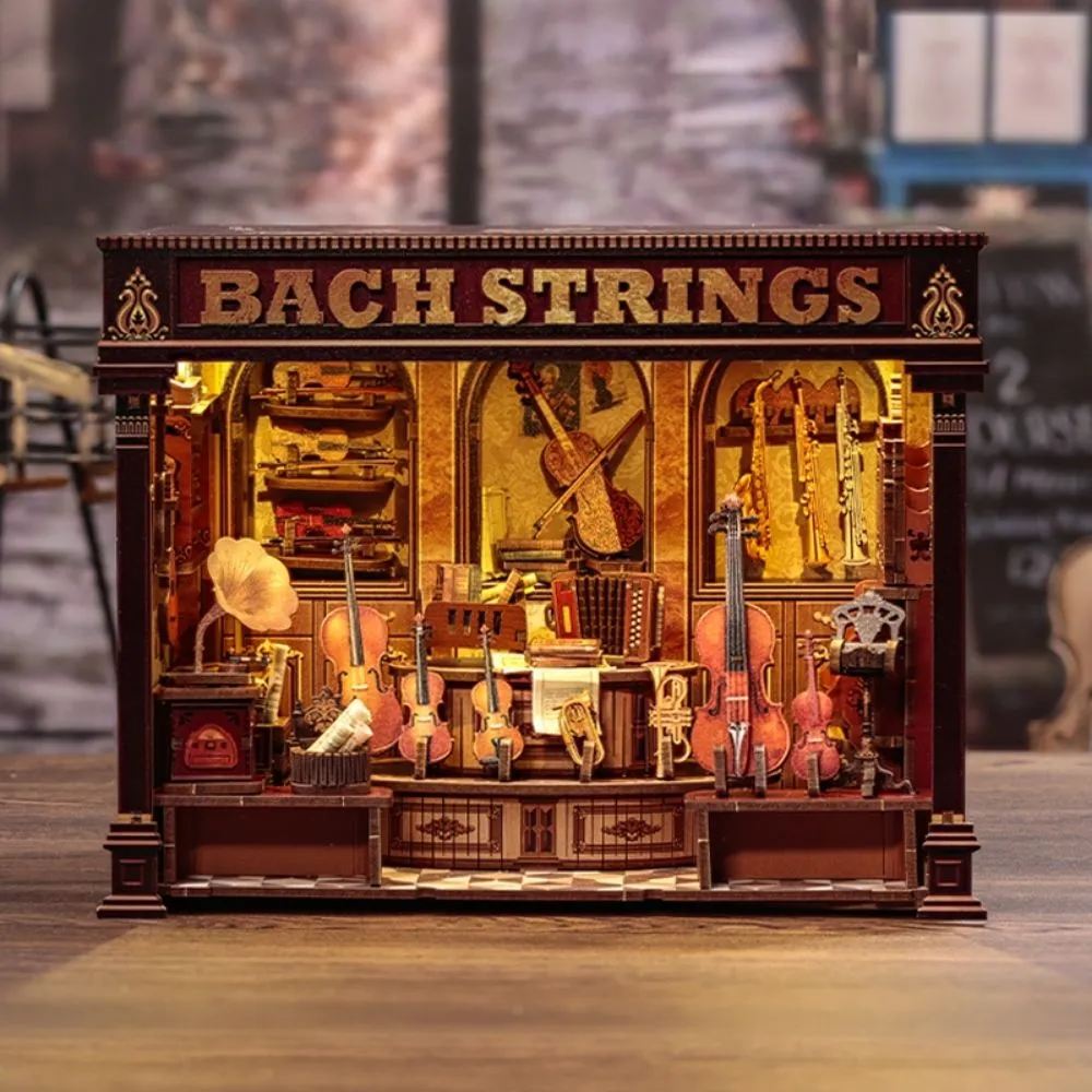 Figured'Art Bach Snaren Miniatuurhuisje 285 Delig met LED