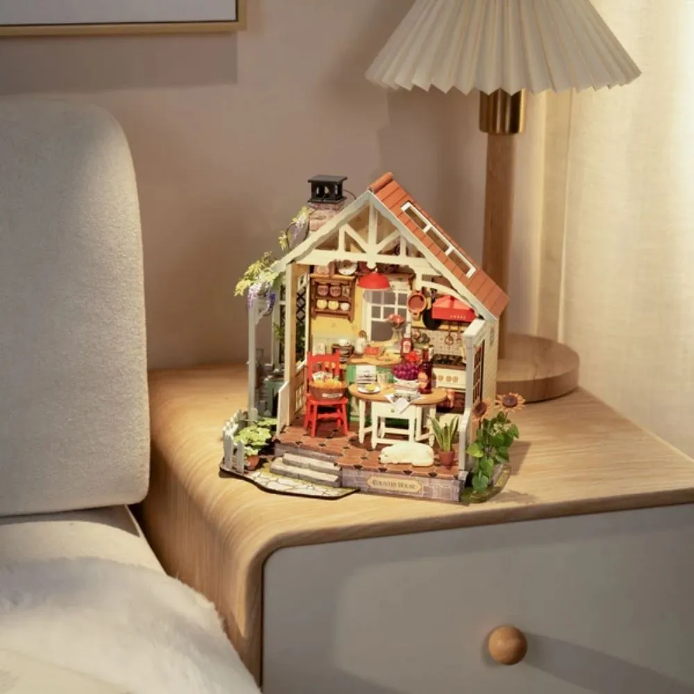 Figured'Art Huis op het platteland miniatuurhuisje 438 stuks LED
