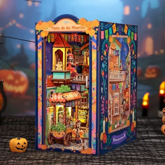 Figured'Art Plein van de Doden book nook kit halloween 350 delen
