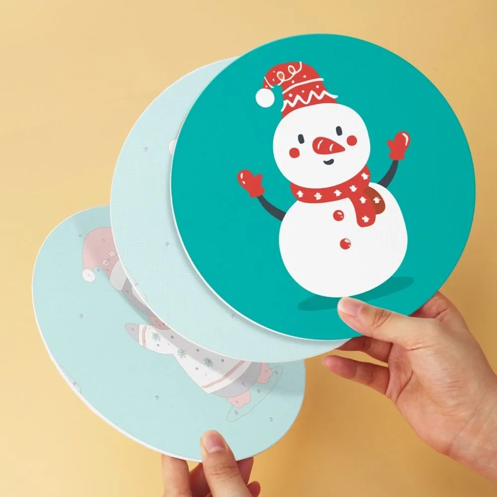 Figured'Art Mini Turquoise feestset 1 schilderen op nummer Ø20cm 6 stuks