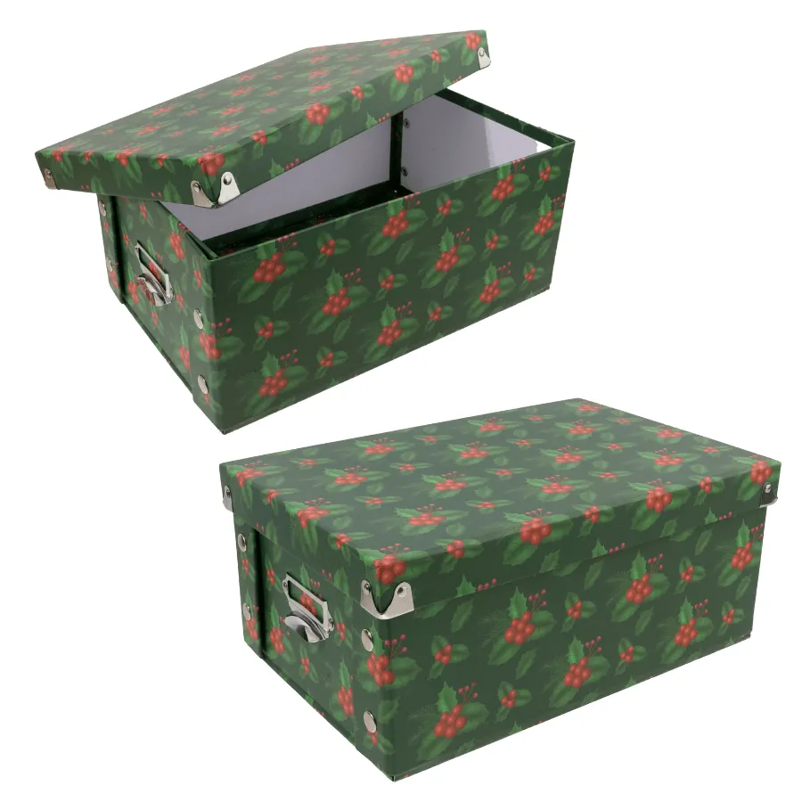 Forever Flowerz opbergdozen kerst set 3 stuks vouwbaar