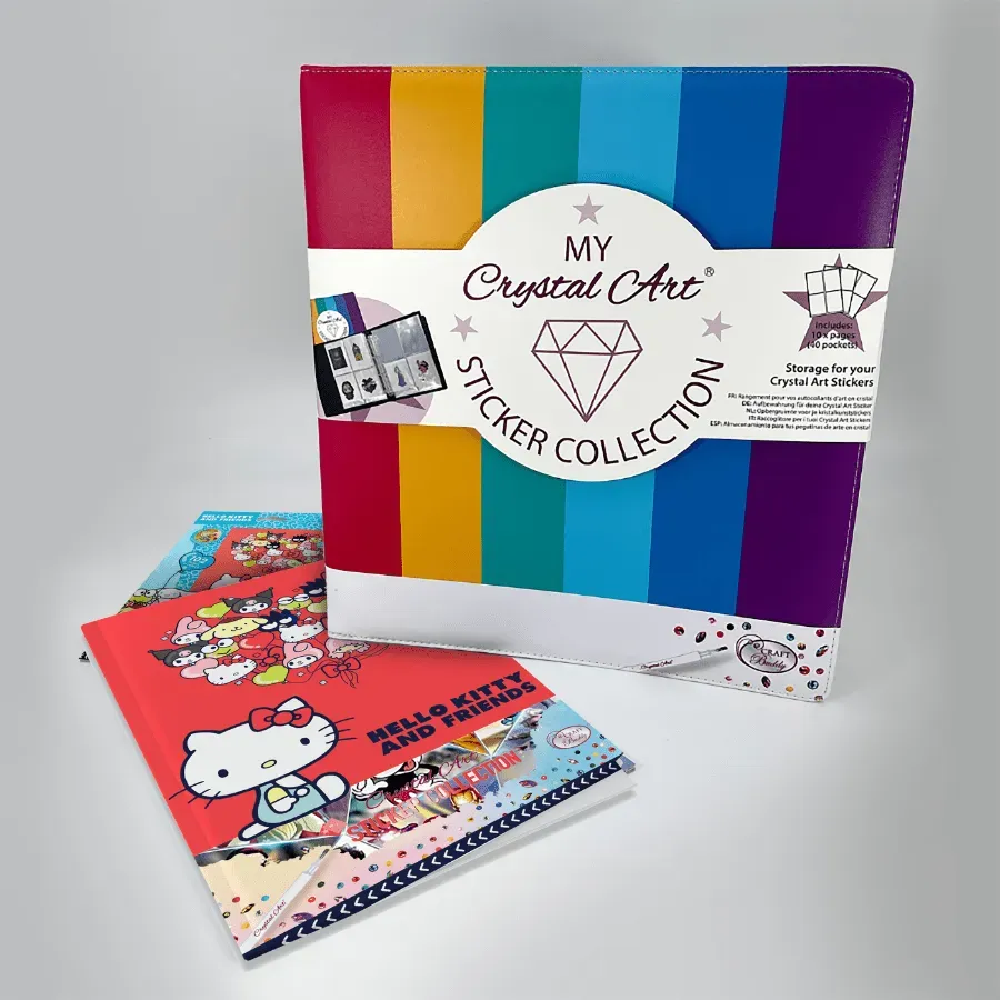 Craft Buddy Sticker Collection Binder map 31x35cm stickers