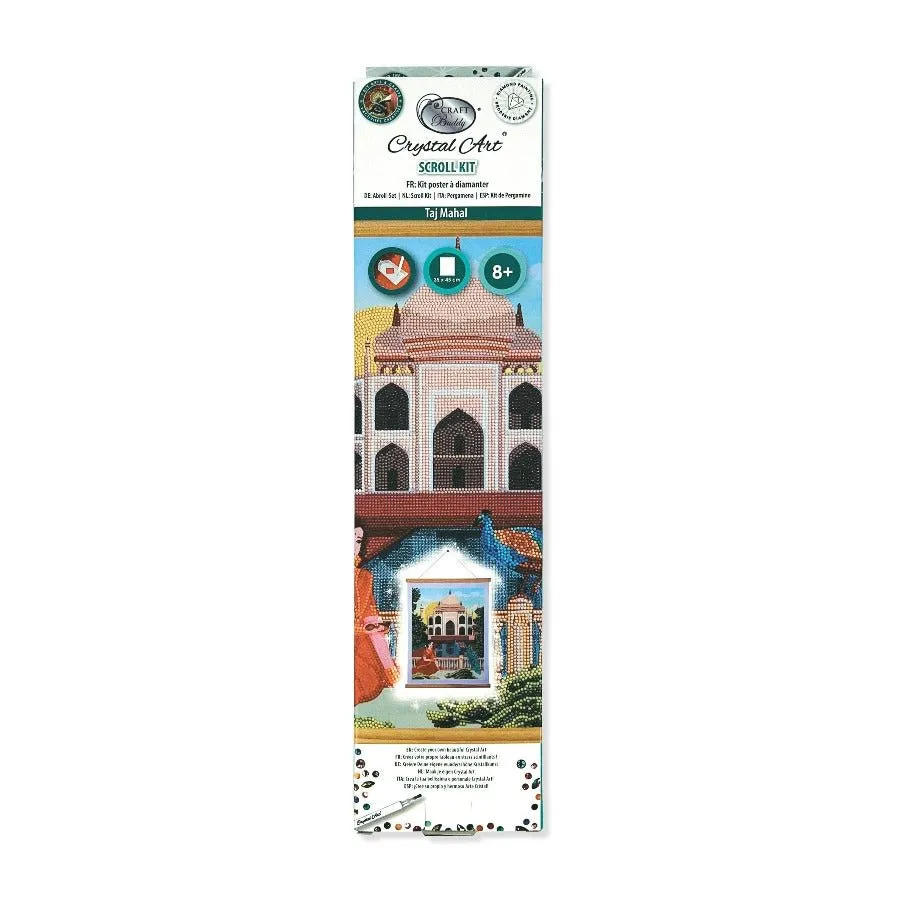 Craft Buddy Crystal Art Taj Mahal scroll 40x50cm met strass