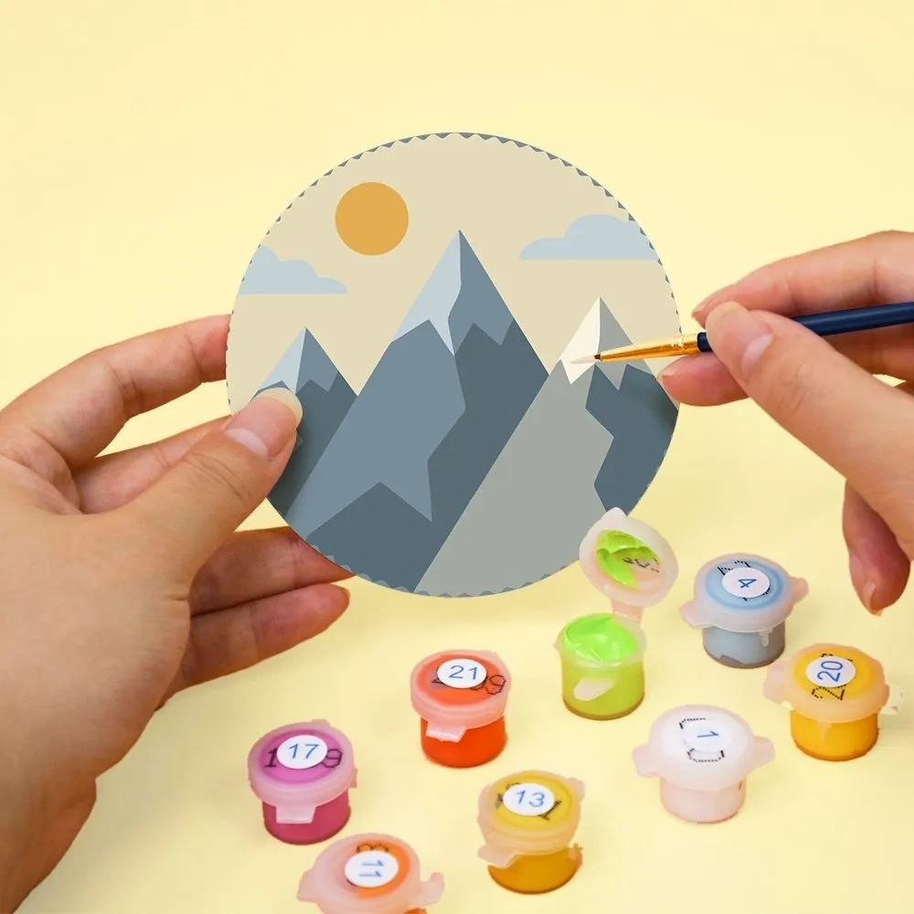 Figured'Art Betoverde Horizonten onderzetters schilderen 6 stuks