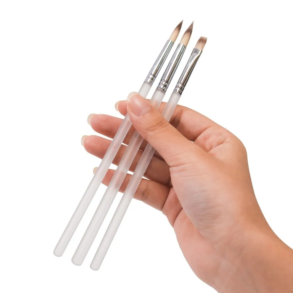 Figured'Art Accessoires set van 3 penselen verschillende maten