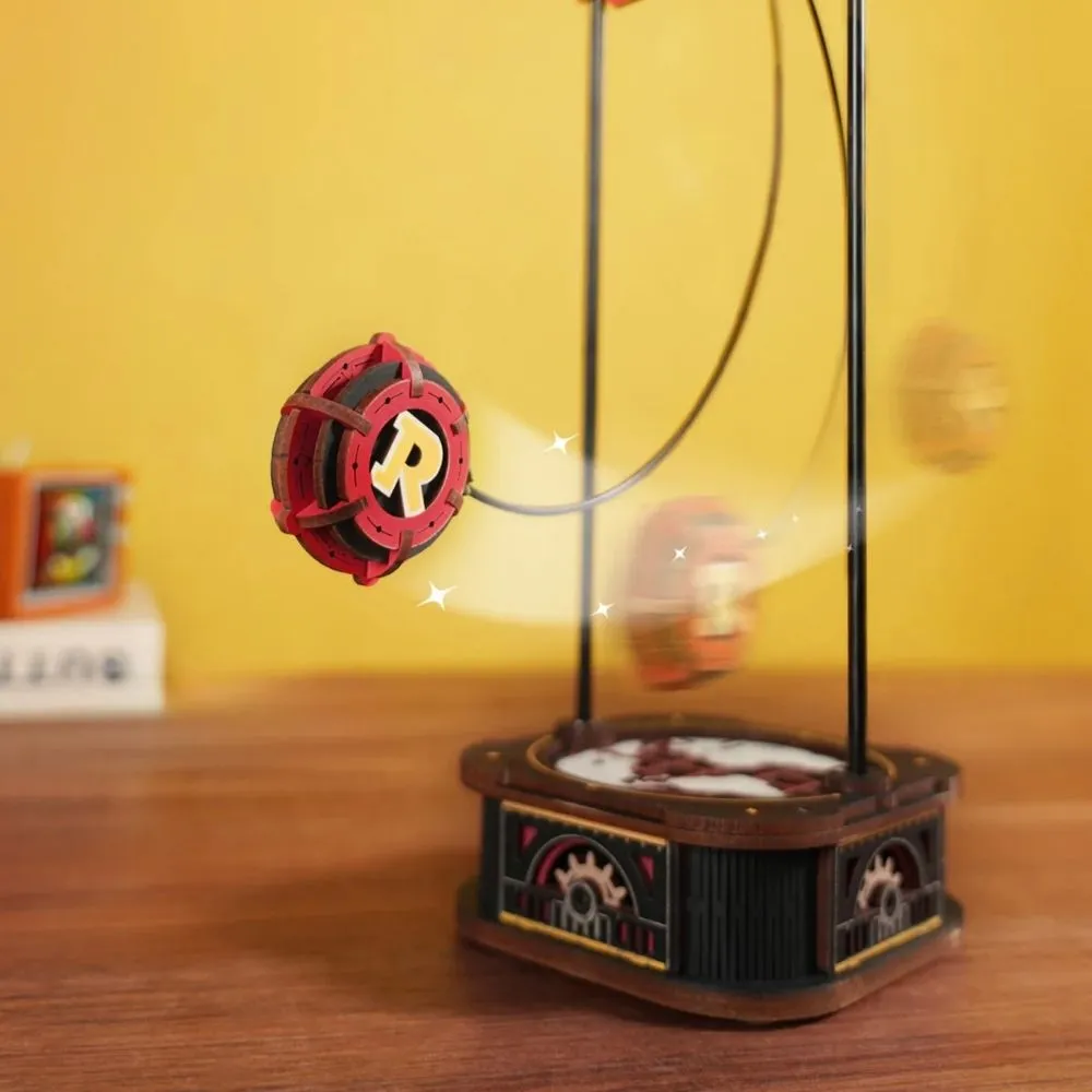 Figured'Art Hemelkapitein 3D puzzel hout 163 stukjes vliegtuig