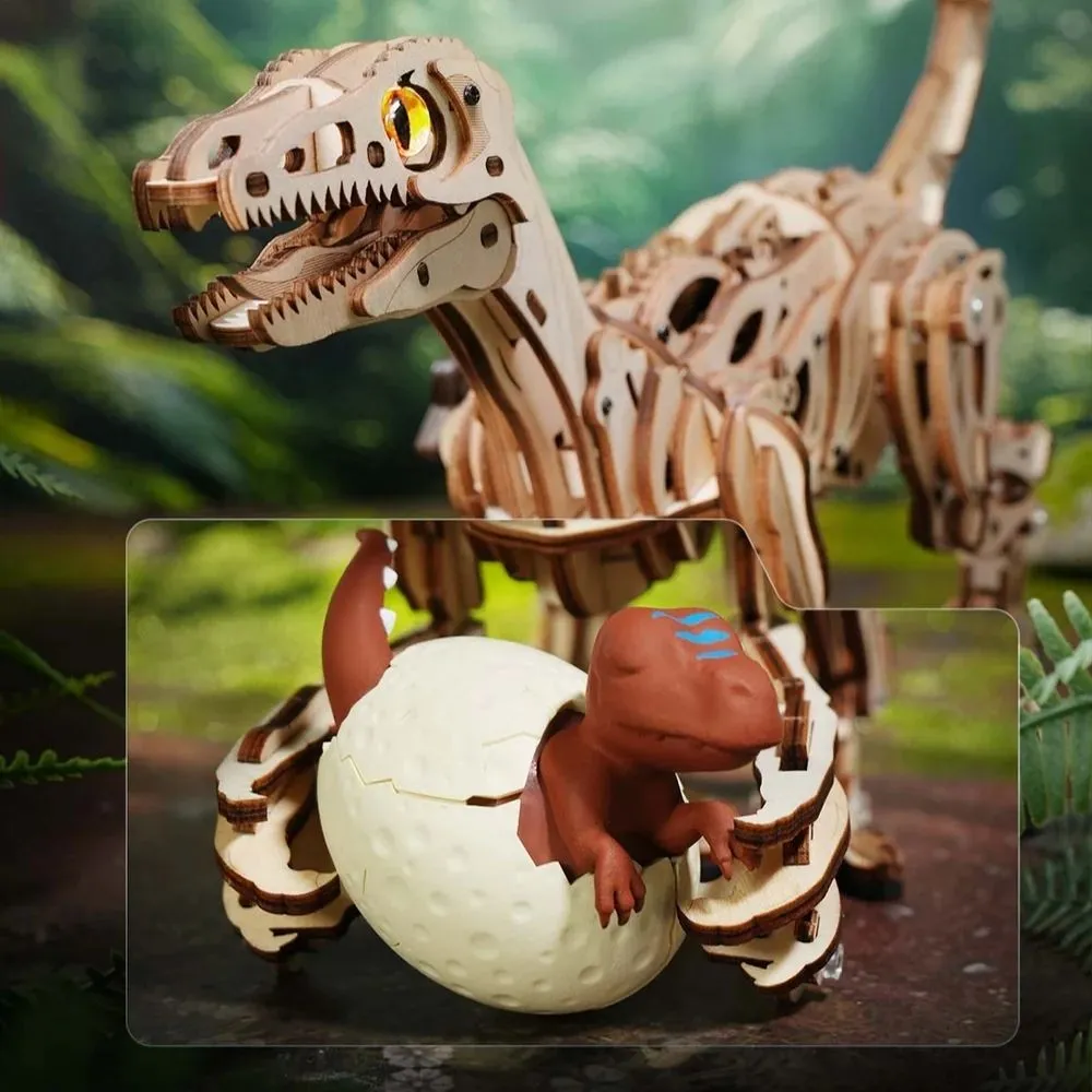 Figured'Art Velociraptor 3D puzzel hout 189 stukjes