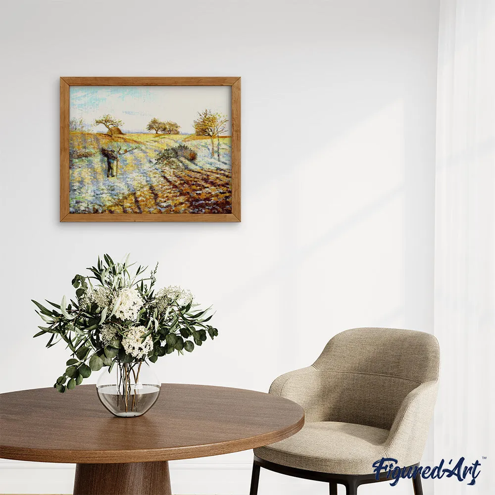 Figured'Art Rijp Pissarro diamond painting 40x50cm vierkant