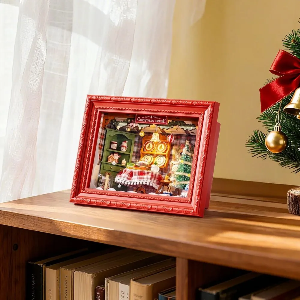 Figured'Art Kerstavondfeest 3D puzzel hout 125 stukjes 21,8cm