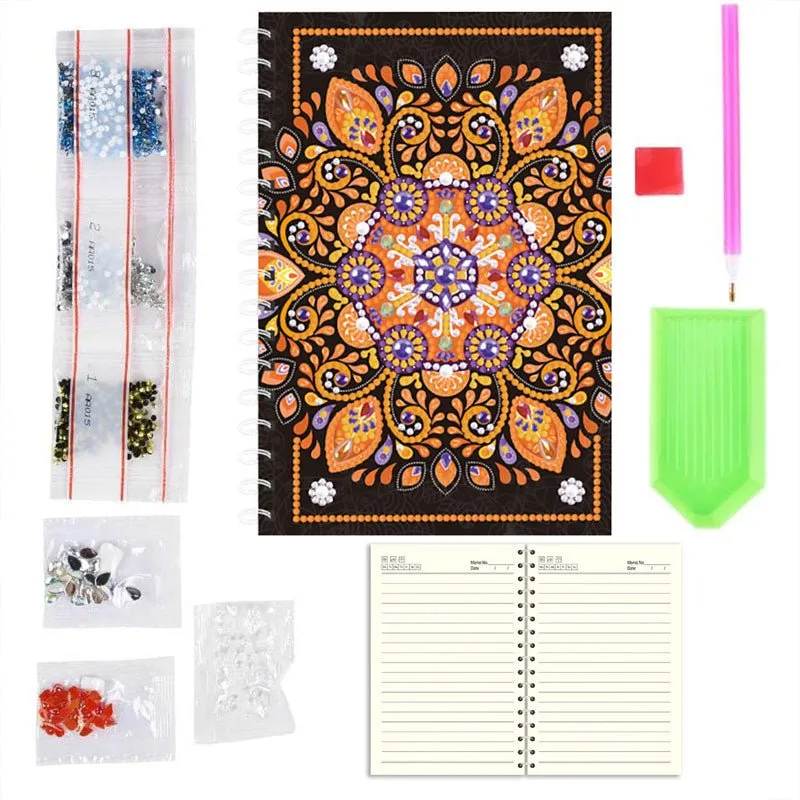 Figured'Art Mandala diamond painting boek A5 60 pagina's