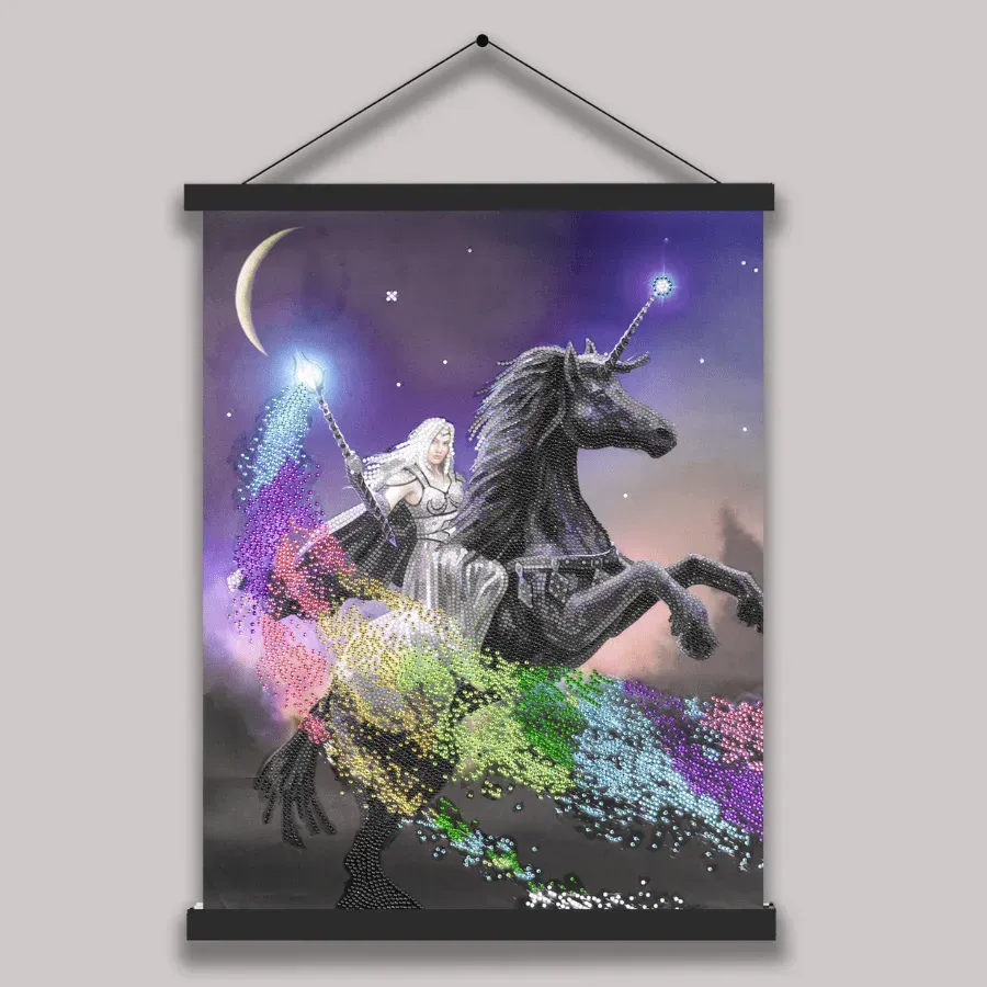 Craft Buddy Crystal Art Rainbow Magic diamond painting scroll 40x50cm