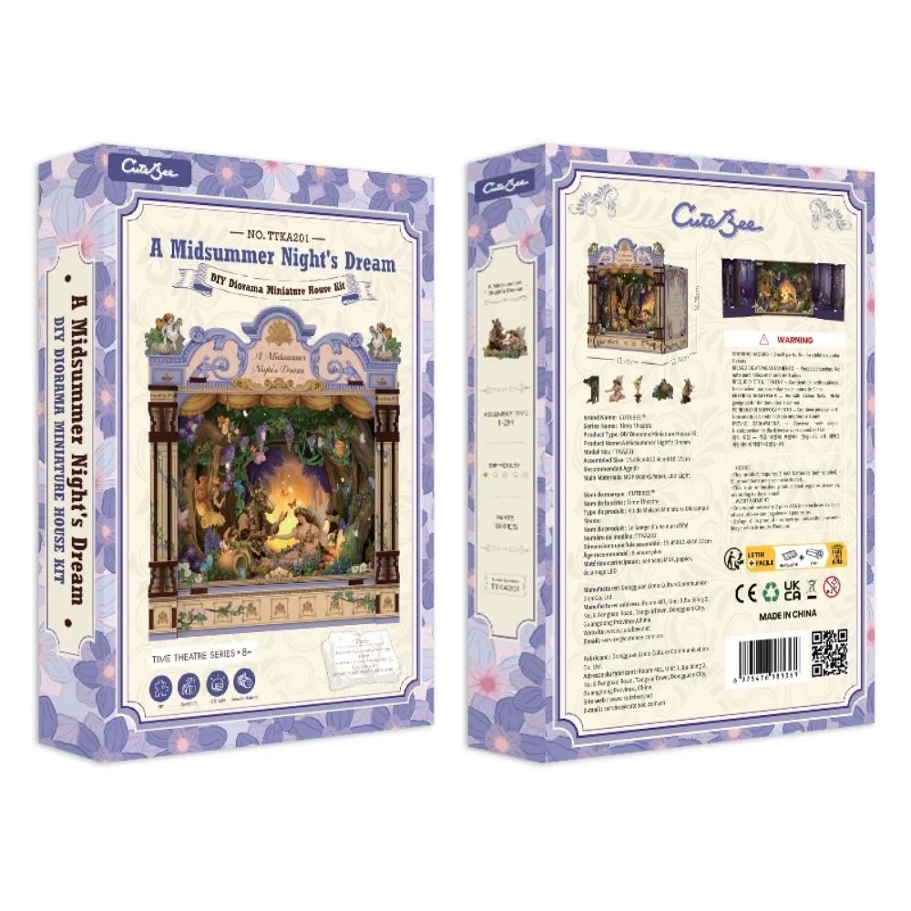 Figured'Art Midzomernachtsdroom book nook kit 107 delen led