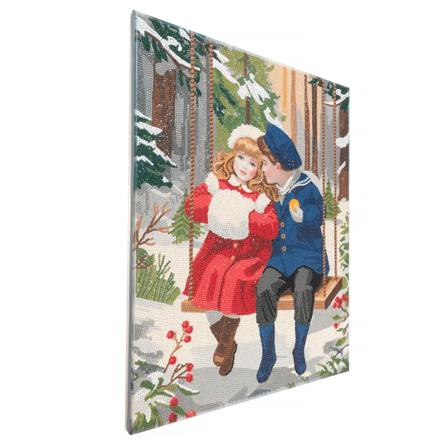 Craft Buddy Winter Secrets diamond painting canvas 40x50cm