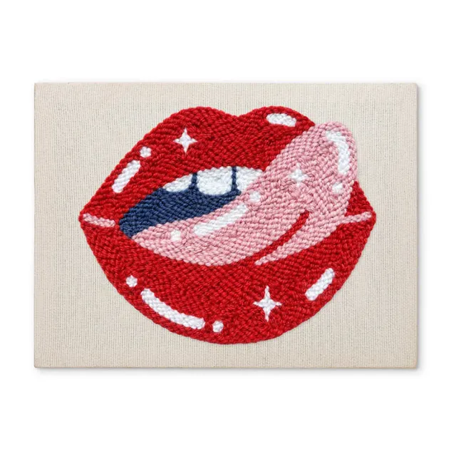 Figured'Art Sterrenkus punch needle pakket 20x30cm met frame