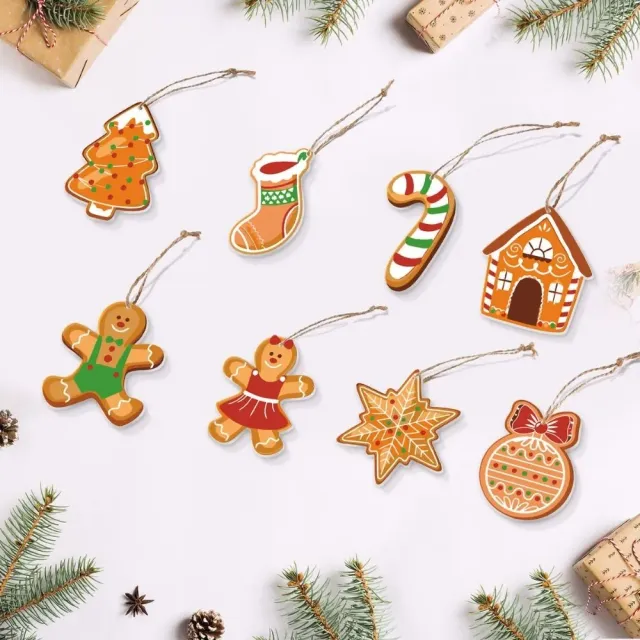 Figured'Art Suikerstok Kerstkoekjes Schilderen op Nummers Kerst