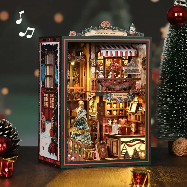Figured'Art De Kerstwinkel book nook 264 stuks met led