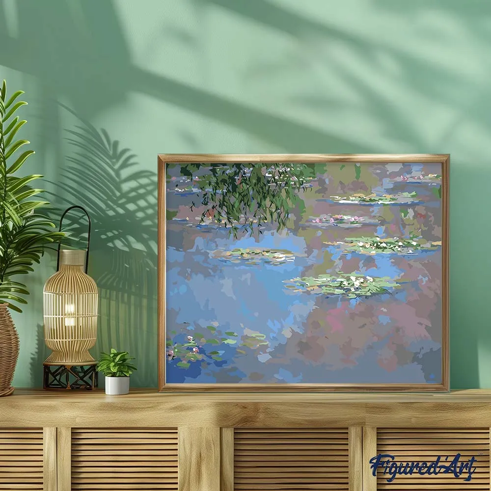 Figured'Art Waterlelies 1903 Monet schilderen op nummer 40x50