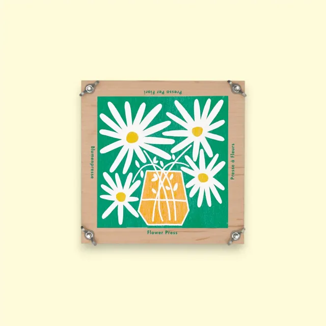 Studio Wald Flower Press Daisy bloemenpers 15 cm