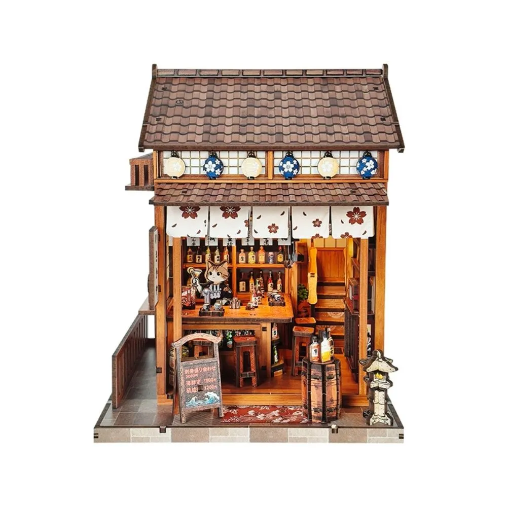 Figured'Art Sakura Sake Bar miniatuurhuisje 3D puzzel 209 stukjes