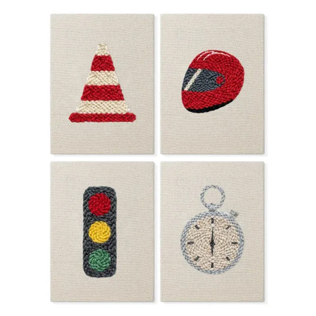 Figured'Art Stedelijke Iconen 1 punch needle set 4 stuks